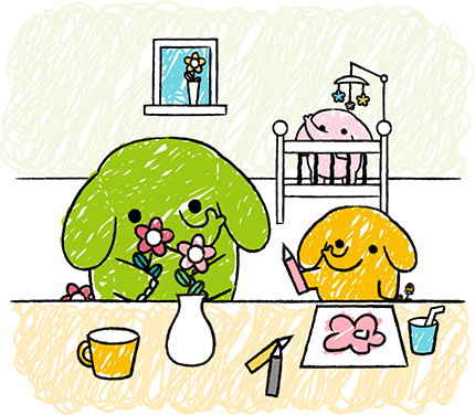 絵日記1コマ目