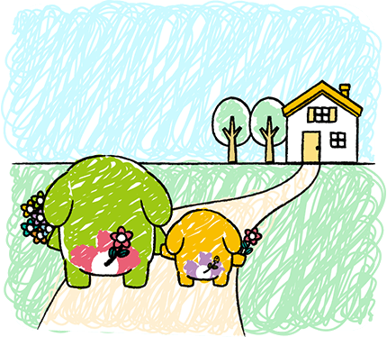 絵日記3コマ目