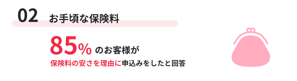 02 お手頃な保険料