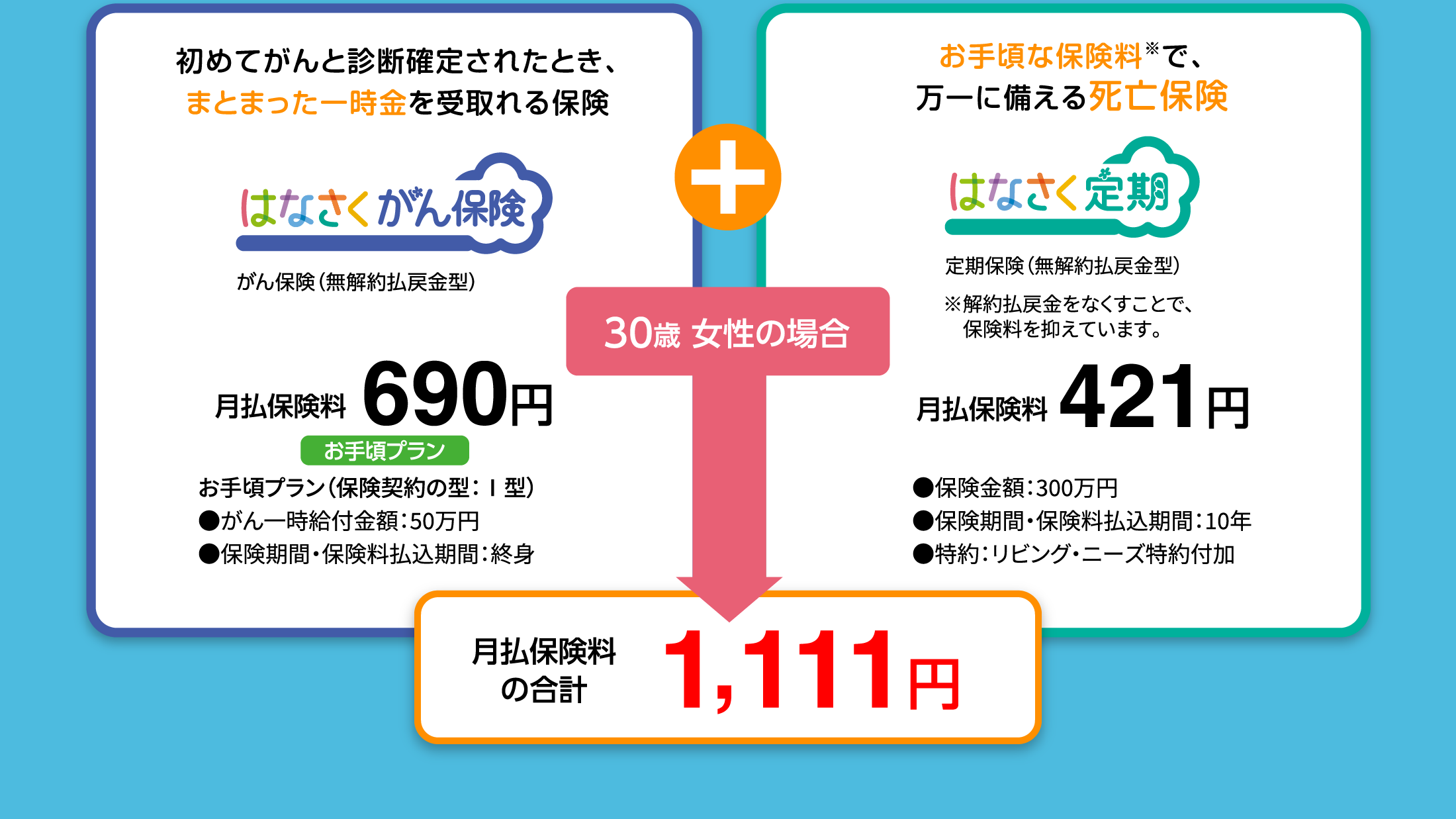 月払保険料の合計1,212円