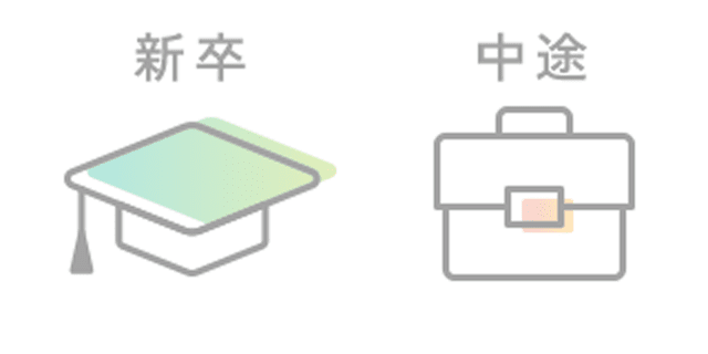 新卒：中途